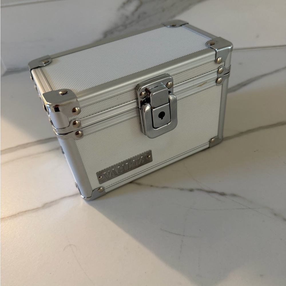 White Aluminum Storage Case with Lock